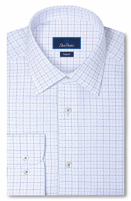 Regular Fit Check Cotton Dobby Dress Shirt
