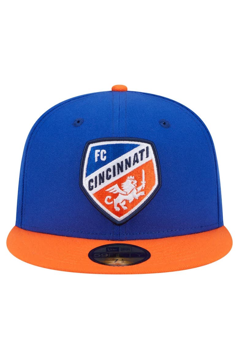 Men's New Era  Blue FC Cincinnati 2025 Kickoff 59FIFTY Fitted Hat, Alternate, color, Blue