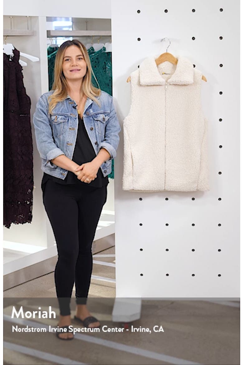 Cozy High Pile Fleece Vest video