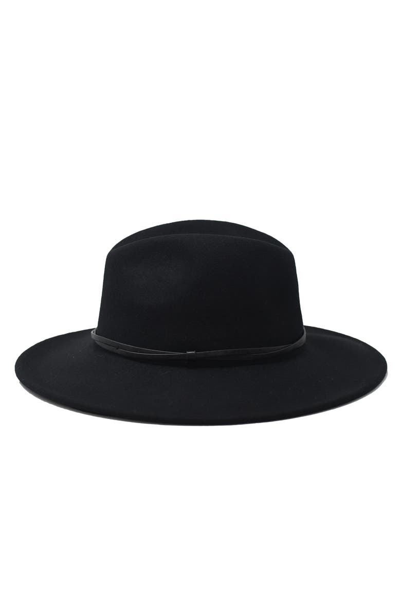 NOAKE Twist Band Wool Panama Hat, Alternate, color, 