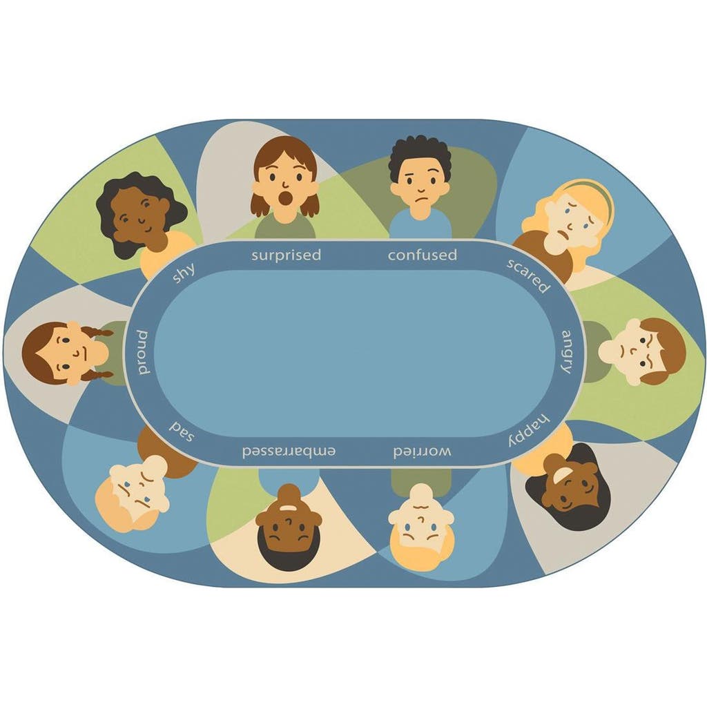 Kaplan Early Learning Company Social Emotional Carpet In Multi