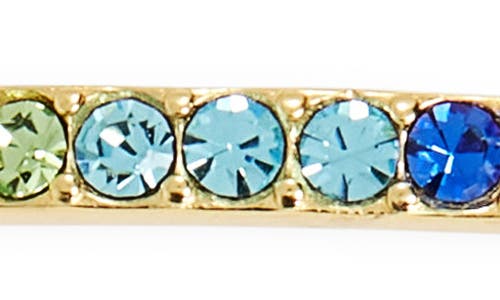 KURT GEIGER KURT GEIGER LONDON PAVÉ CRYSTAL INSIDE OUT HOOP EARRINGS