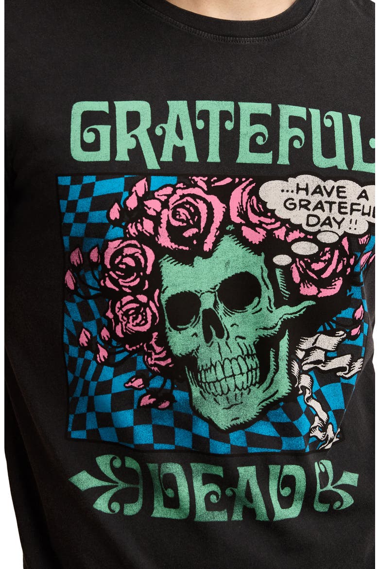 Grateful Dead Neon Cotton Graphic T-Shirt, Alternate, color, MOONLESS NIGHT