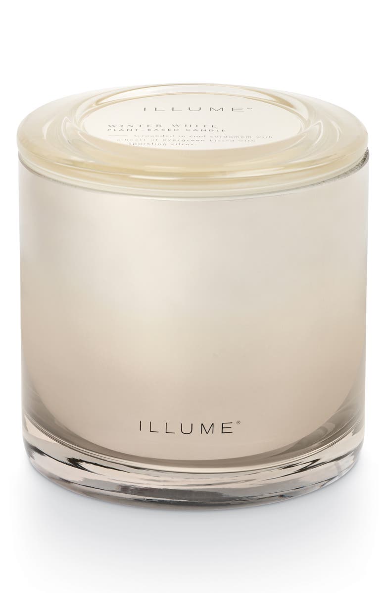 ILLUME<sup>®</sup> Winter White Statement Candle, Main, color,