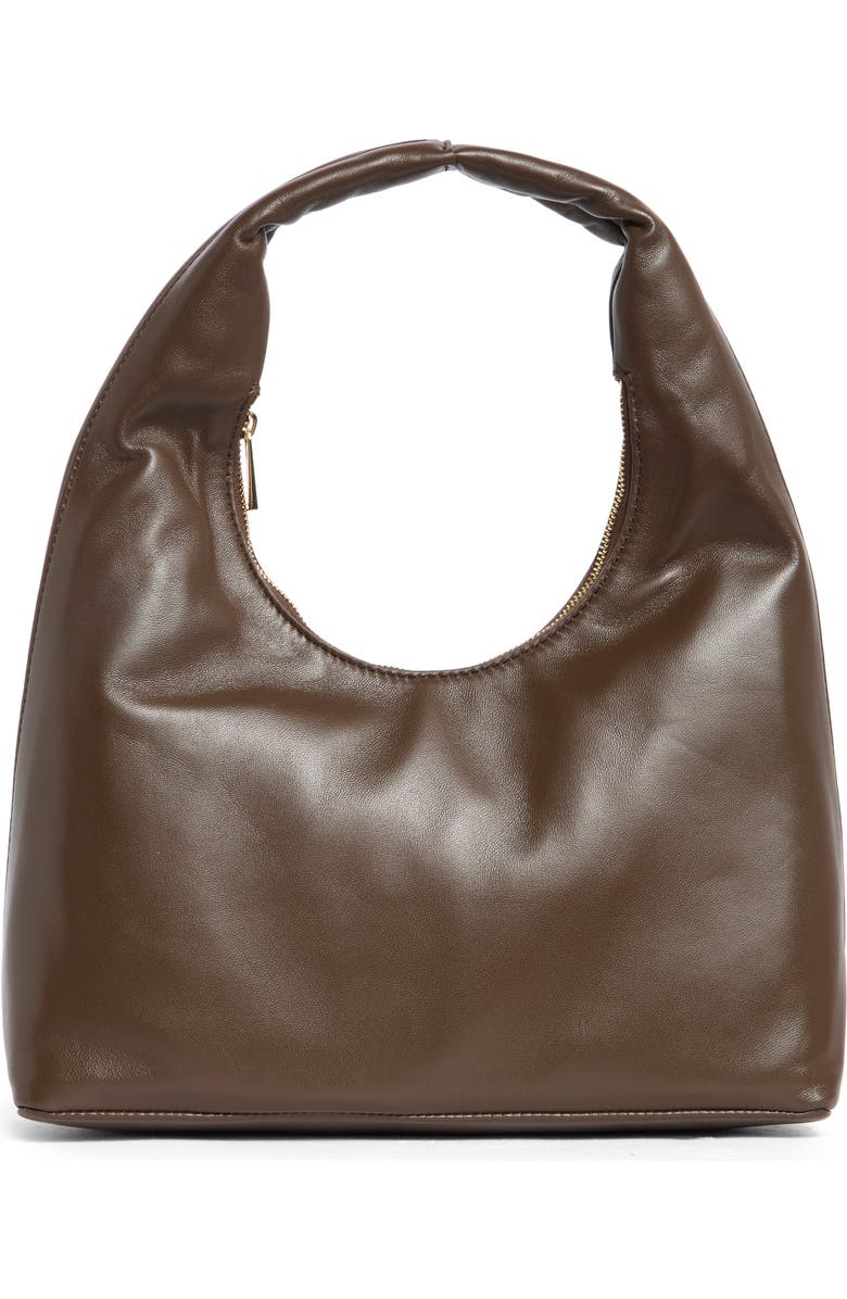 Reformation Willow Leather Shoulder Bag, Main, color, Pinecone Leather