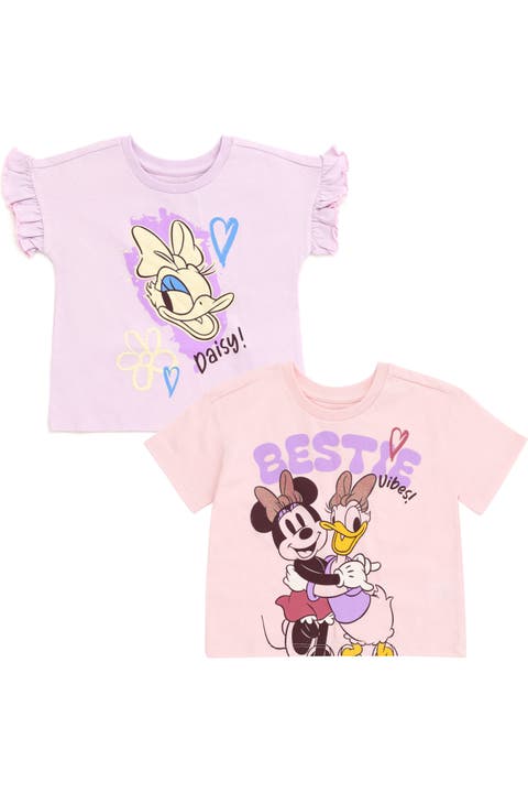Minnie Mouse 2-pack Short Sleeve Graphic T-shirts