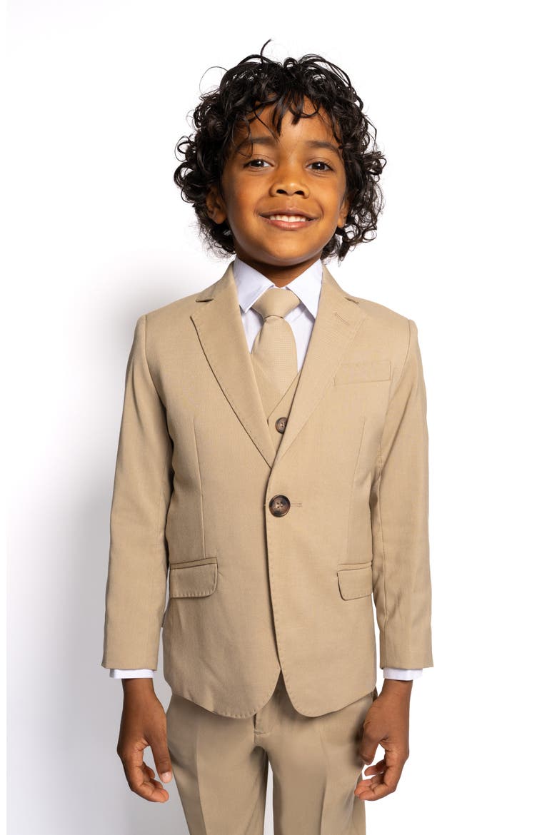 Kids' Ramses Five-Piece Suit, Alternate, color, SAHARA SAND