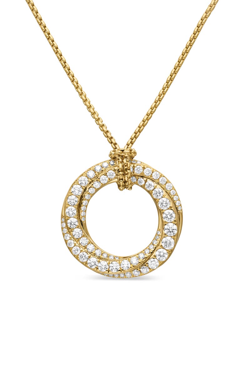 21MM MEDIUM PAVE CROSSOVER PEN, Main, color, 18K YELLOW GOLD