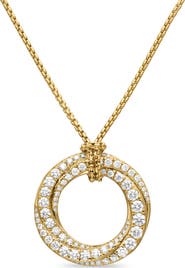 David Yurman 21MM MEDIUM PAVE CROSSOVER PEN