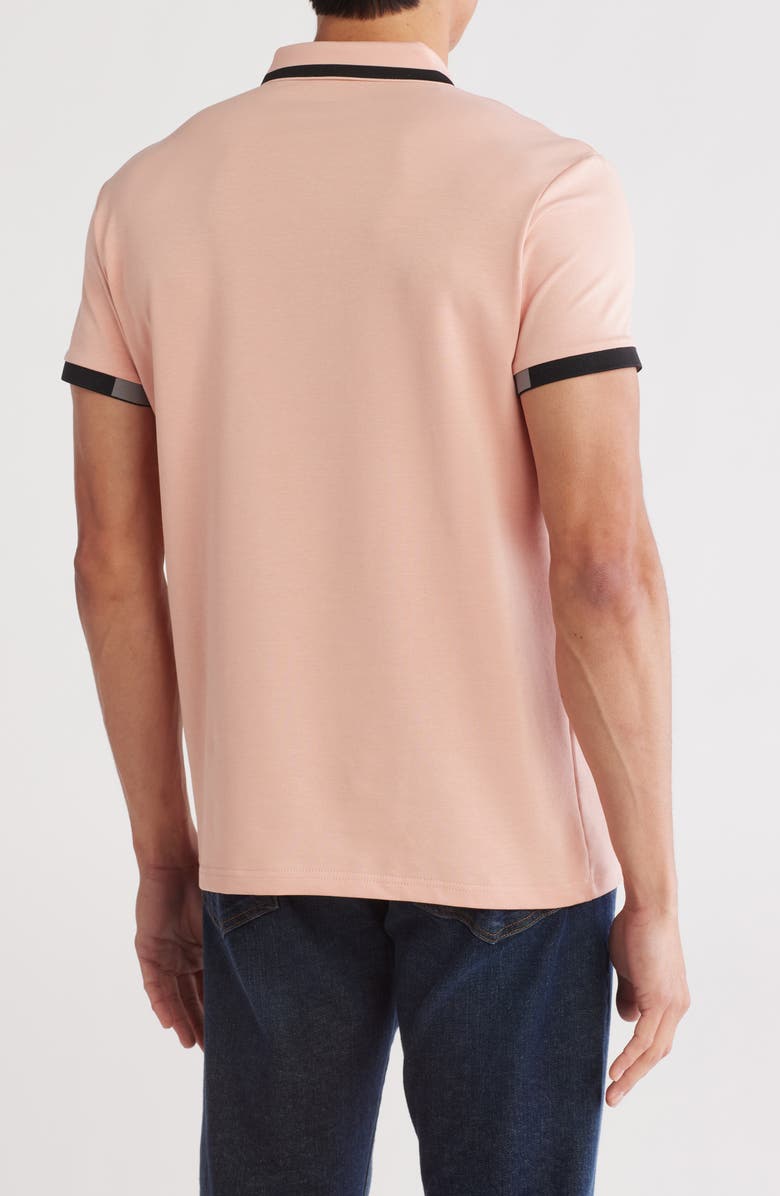 T.R. PREMIUM Slim Fit Stretch Polo, Alternate, color, Dusty Pink