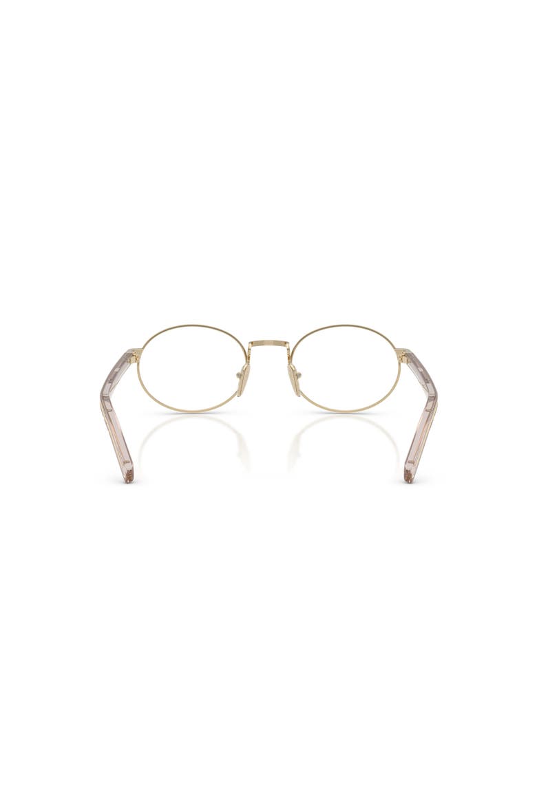 49mm Oval optical glasses, Alternate, color, Gold