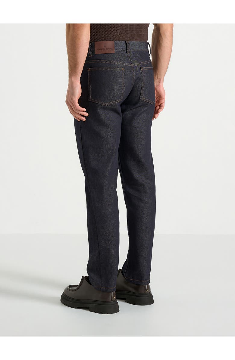 Manière De Voir Tapered Fit Jeans, Alternate, color, Indigo