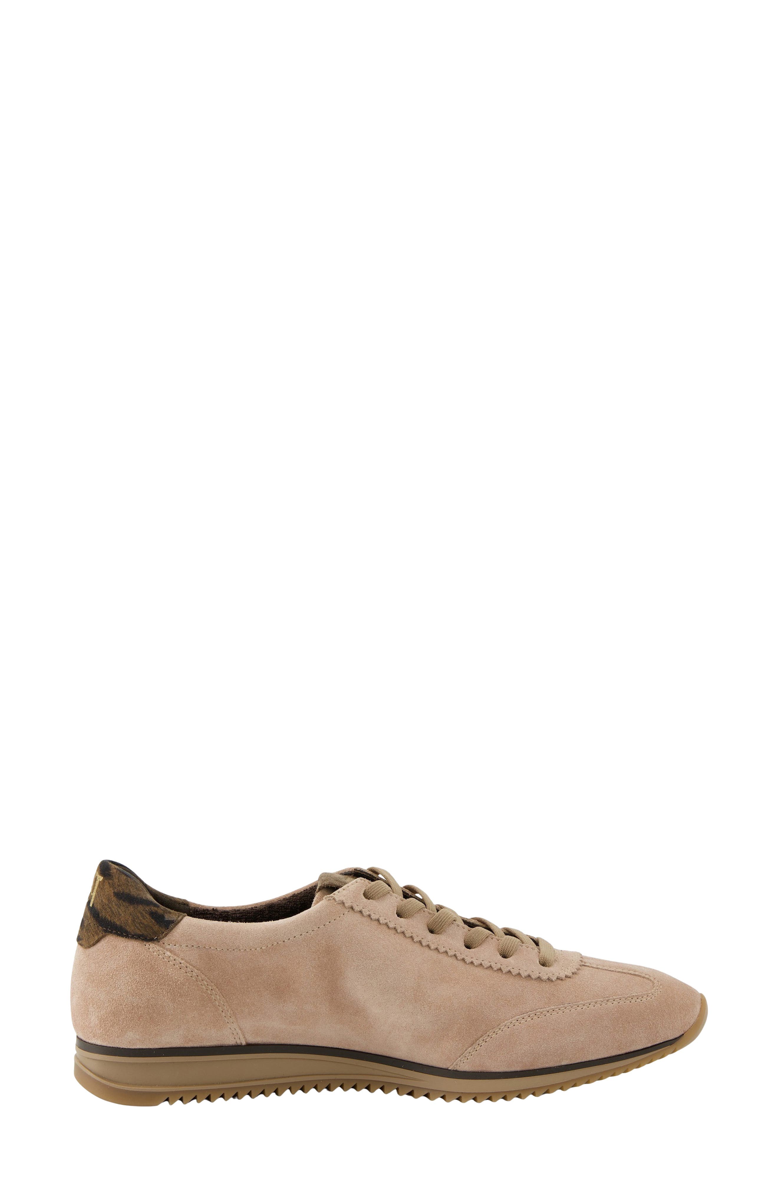 Bellevue Sneaker, Alternate, color, POWDER EARTH SUEDE