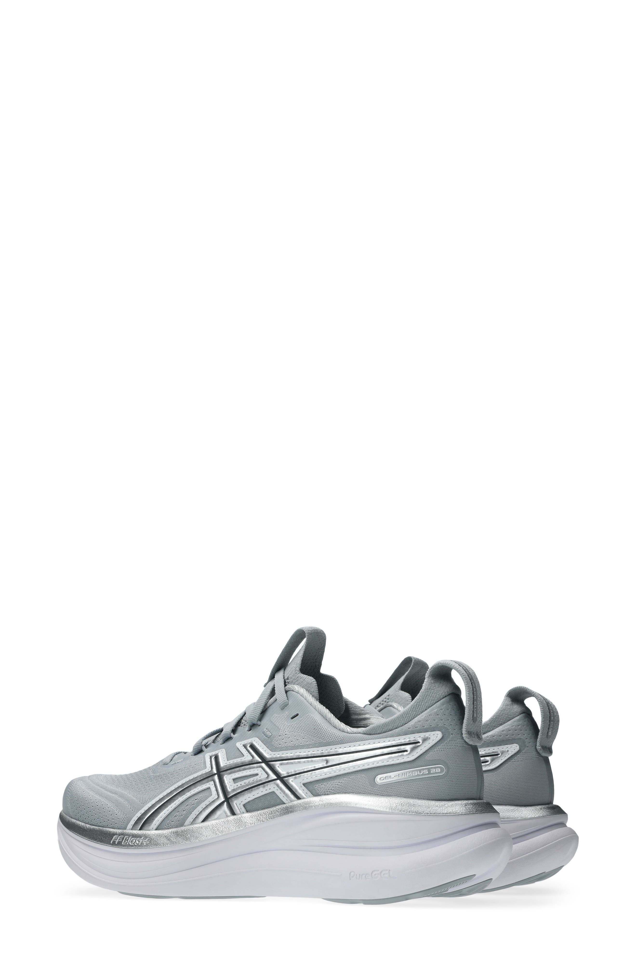 ASICS<sup>®</sup> GEL-NIMBUS<sup>®</sup> 28 ATC Running Shoe, Alternate, color, Piedmont Grey/ Pure Silver