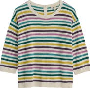 Seasalt Cornwall Knavock Stripe Organic Cotton & Linen Sweater