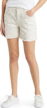 Wit & Wisdom Floral High Waist Shorts (Nordstrom Exclusive)