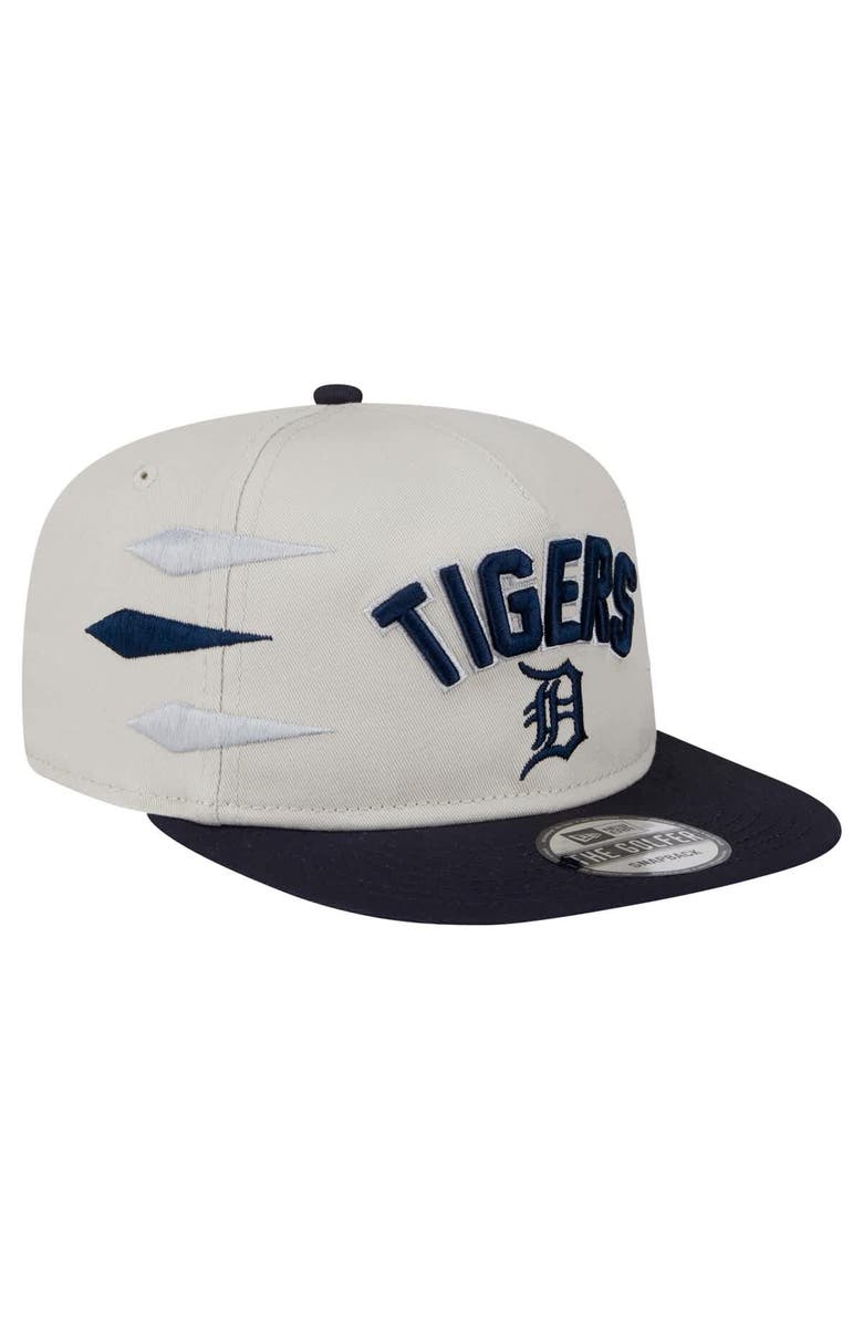 New Era Men's New Era Cream Detroit Tigers Iron Golfer Snapback Hat, Alternate, color, Cream
