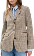 rag & bone Evia Plaid Wool Blend Blazer