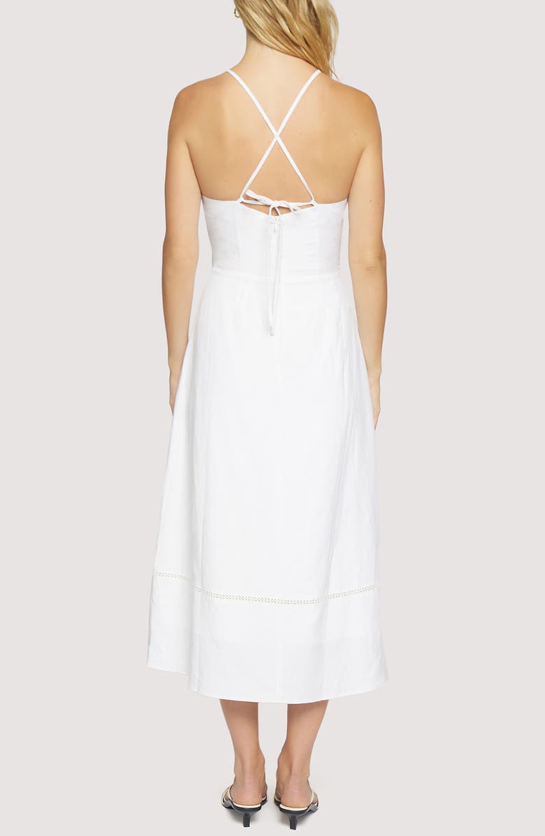 Lost + Wander Verona Romance Midi Sundress, Alternate, color, Off-White
