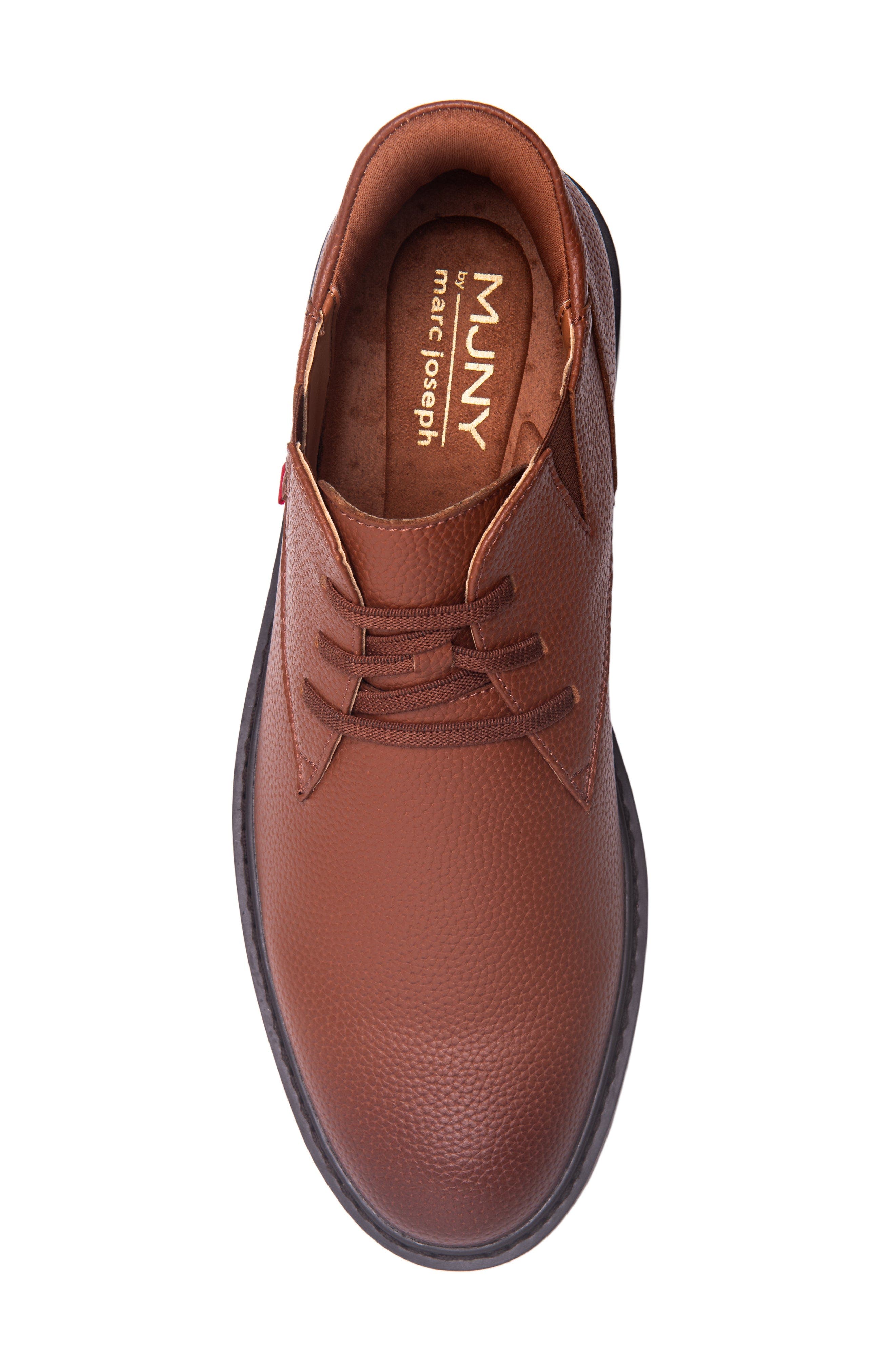 Clark Road Hands Free Technology Leather Laceup Chukka Boot, Alternate, color, Cognac Grainy Leather