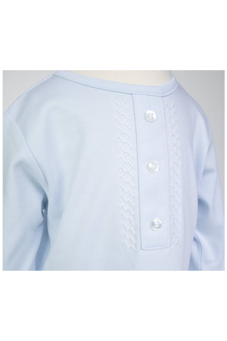 Layette Gown, Alternate, color, Light Blue