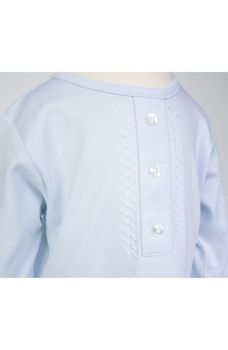 Cuclie Layette Gown, Alternate, color, Light Blue