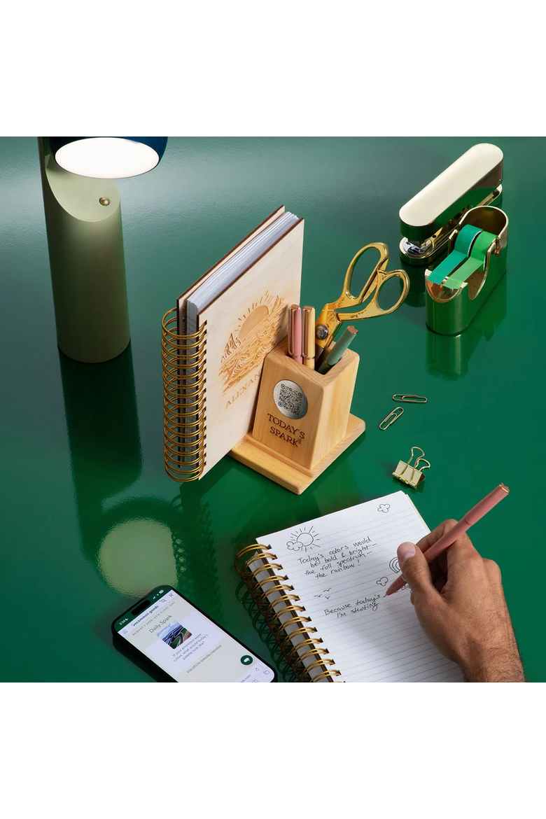Daily Spark QR Prompted Journaling Set, Alternate, color, Multi