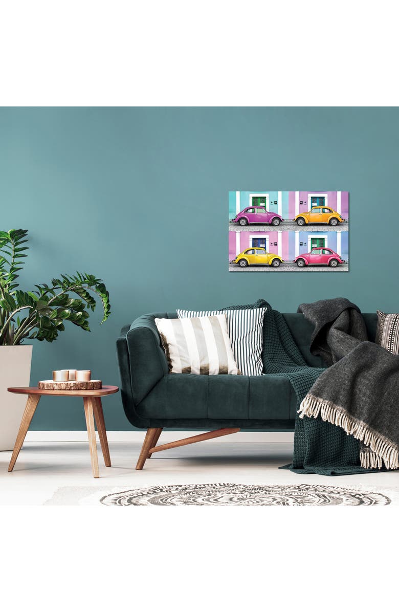iCanvas Four VW Beetle Cars II by Philippe Hungonnard Canvas Wall Art, Alternate, color, 