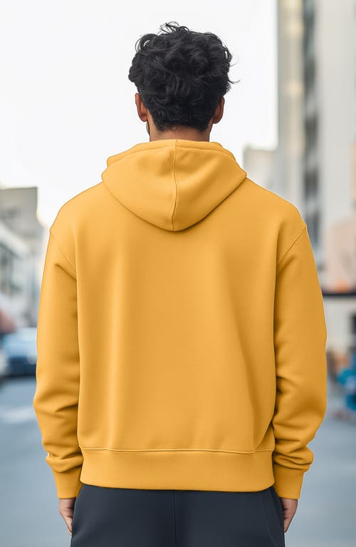Dalix Rainbow Zip Hoodie In Gold