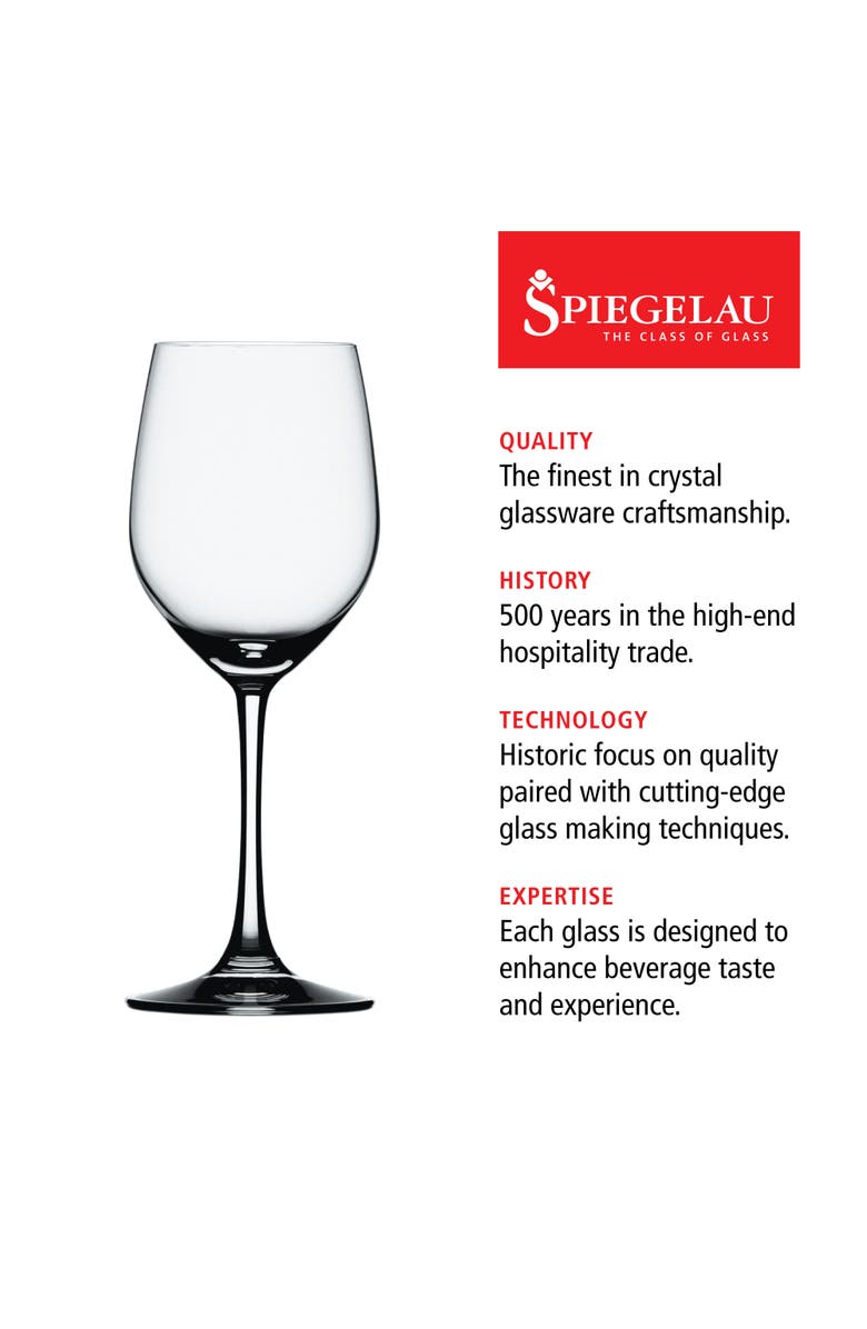 SPIEGELAU Vino Grande White Wine Glass Set of 4, Alternate, color, Clear