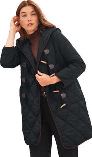 Jessica London Quilted Toggle Jacket