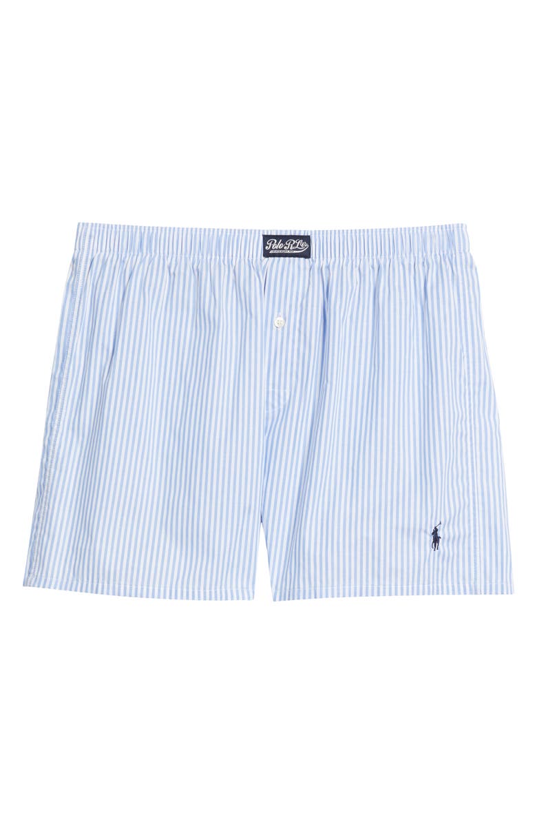 Polo Ralph Lauren Stripe Woven Cotton Boxers, Alternate, color,