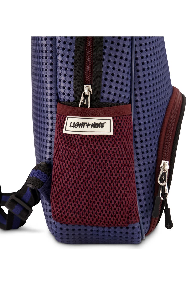 Light+Nine Placid Ocean Starter Water Resistant Backpack, Alternate, color,