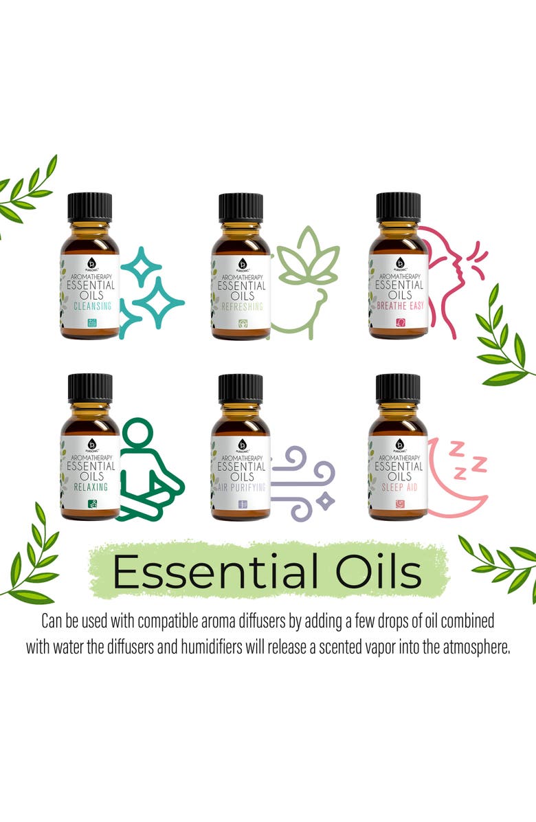 PURSONIC Aromatherapy Essential Oils 14-Pack Gift Set, Alternate, color, Muticolor