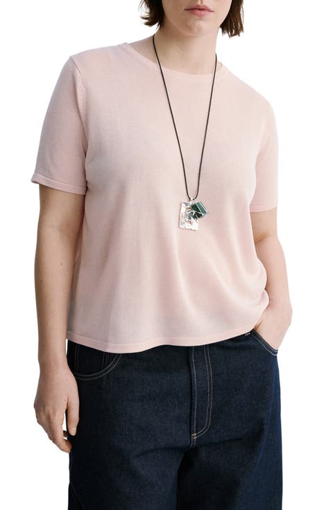 Short Sleeve Sweater (Regular & Plus)