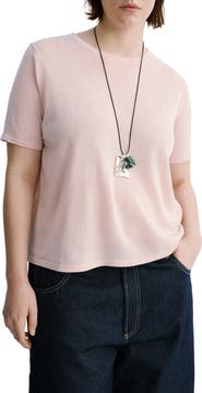 MANGO Short Sleeve Sweater