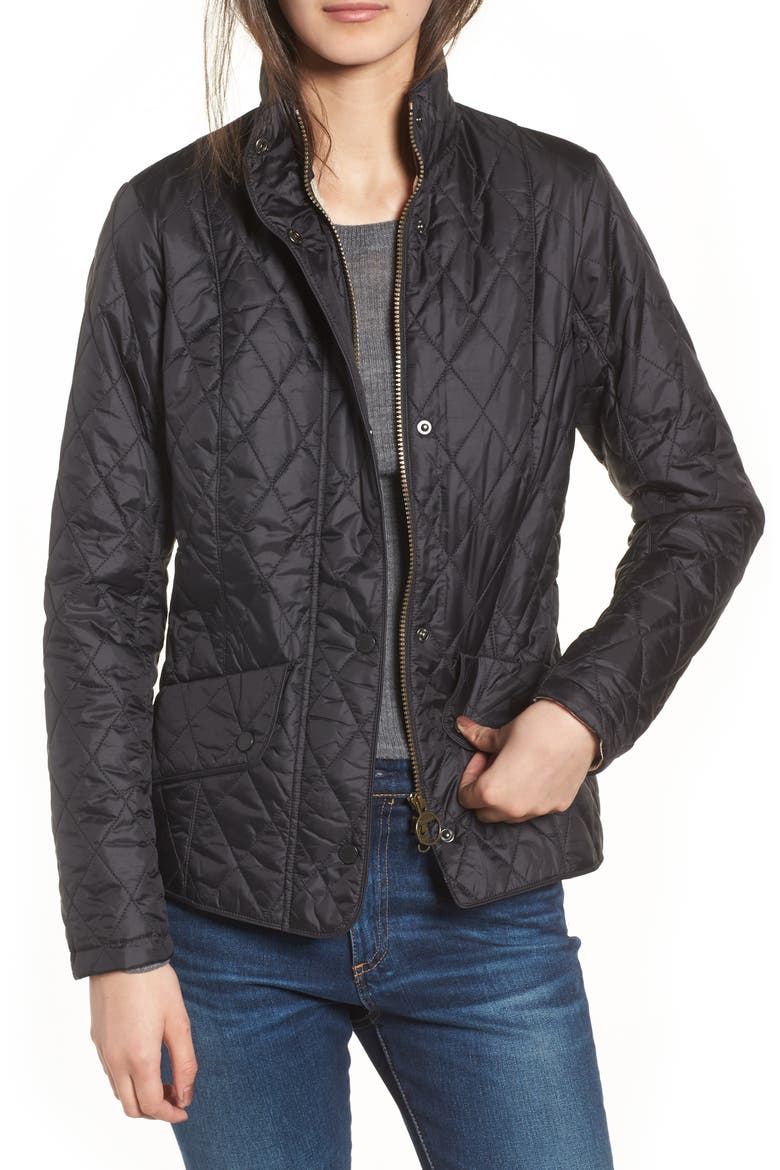 Flyweight Quilted Jacket, Main, color, BLACK