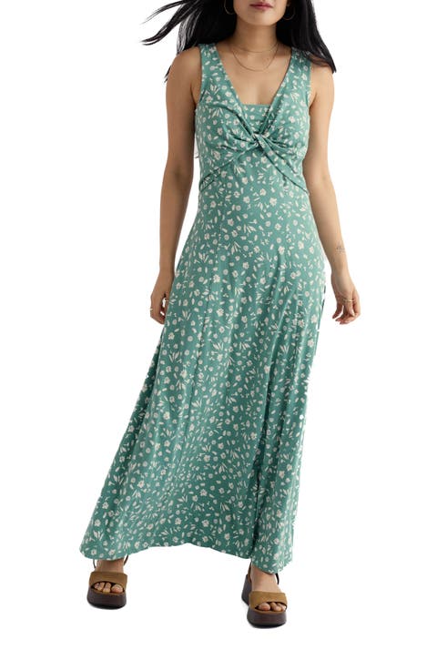 Blue/Green Floral Dresses for Women