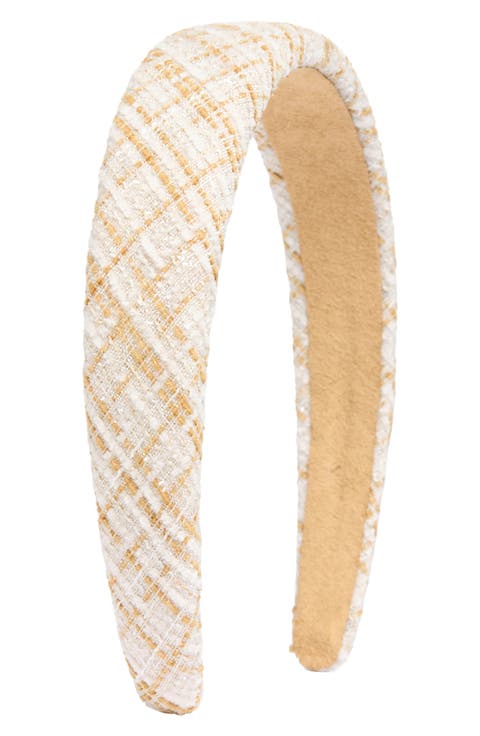 Wide Tweed Headband