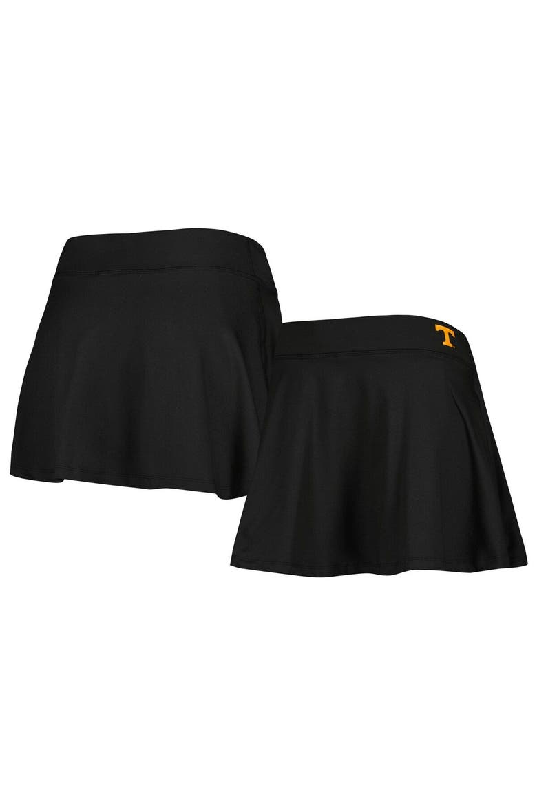 Women's ZooZatz Black Tennessee Volunteers Flowy Skort, Main, color, Black