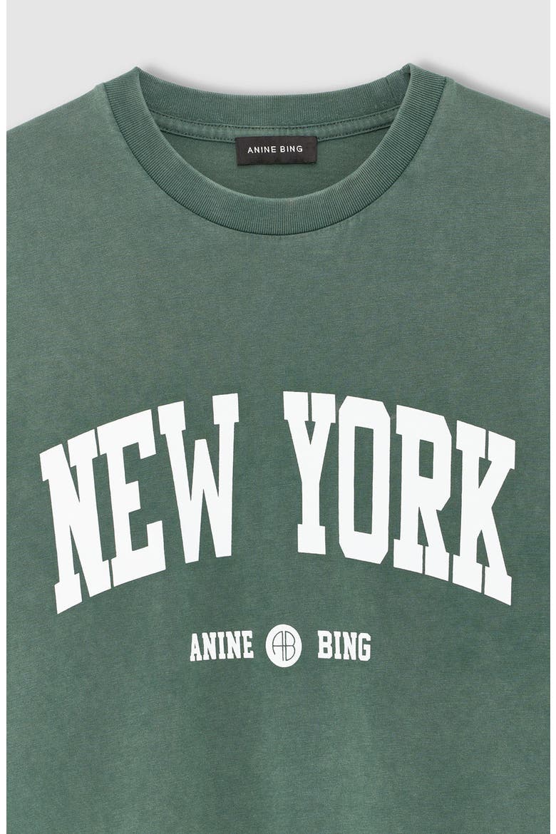 Cade New York University Tee, Alternate, color, Cilantro