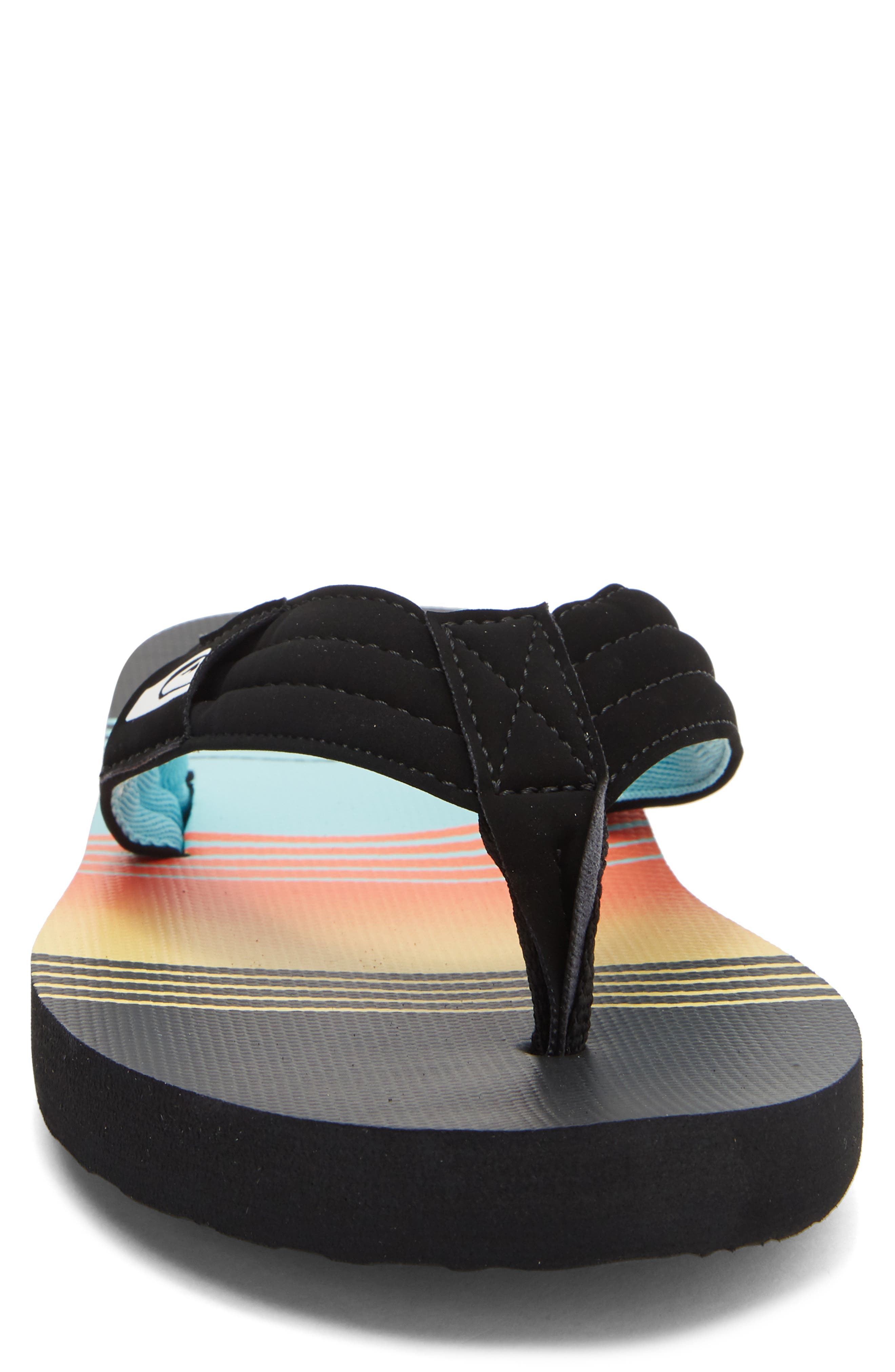 Dune Flip Flop, Alternate, color, ORANGE/ LIGHT BLUE