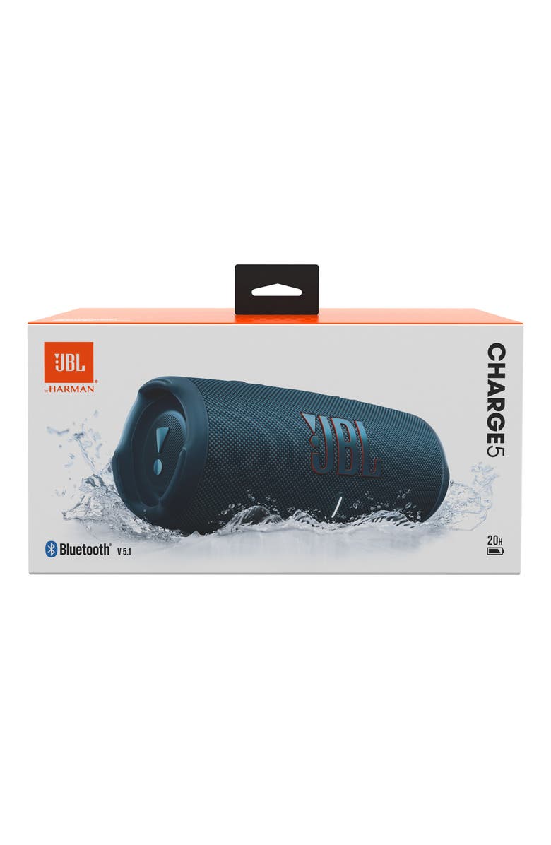 JBL Charge 5 Waterproof Bluetooth<sup>®</sup> Speaker, Alternate, color, Blue
