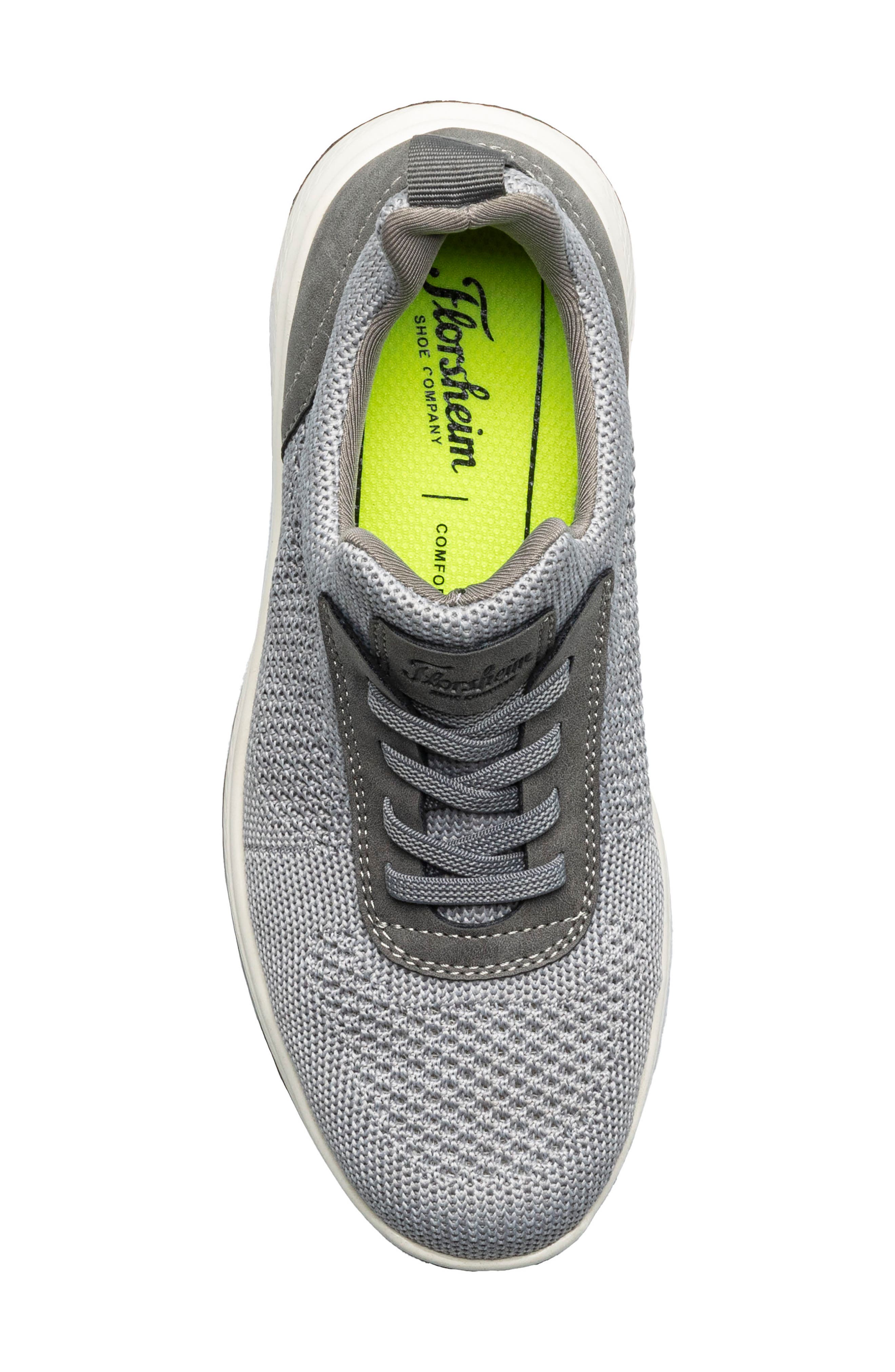Florsheim Kids' Satellite Knit Slip-On Sneaker, Alternate, color, Gray