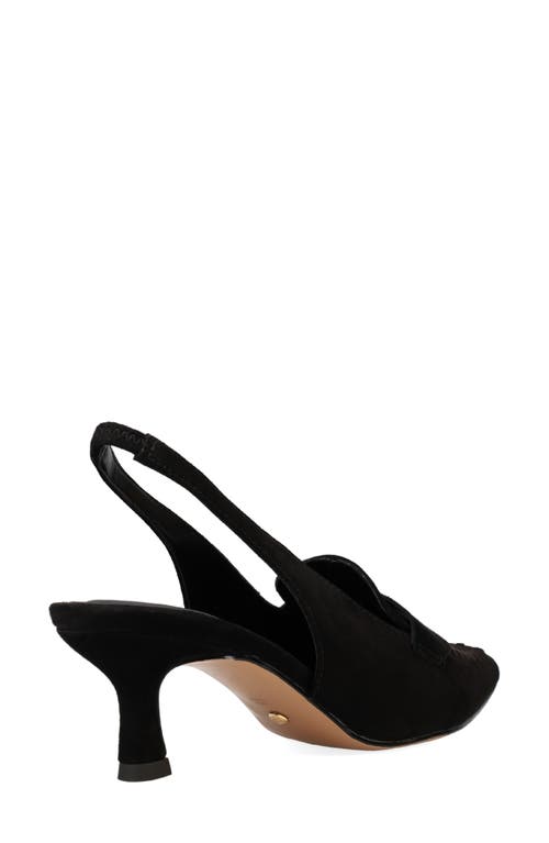 Pelle Moda Keagen Pointed Toe Slingback Pump In Black