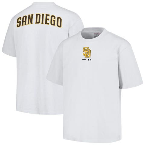 Men's PLEASURES  White San Diego Padres Mascot T-Shirt