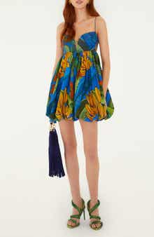 Banana Grapes Organic Cotton Minidress