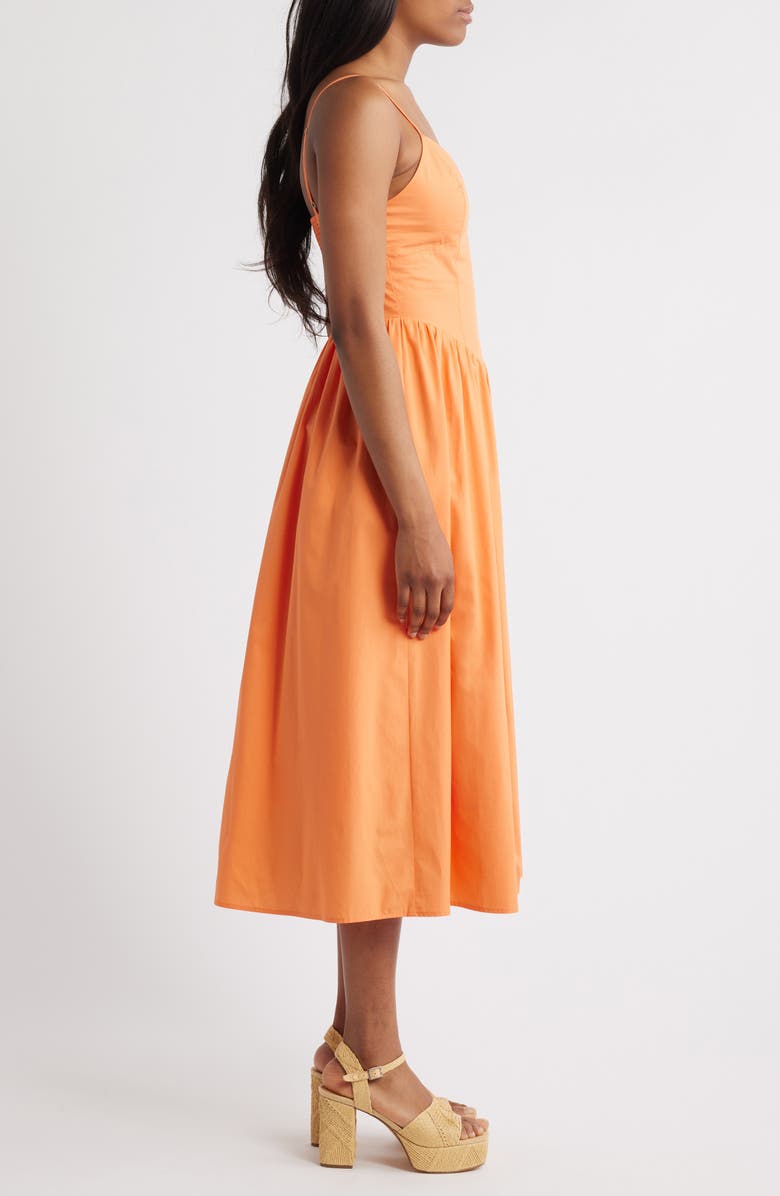 MOON RIVER Smock Back Cotton Sundress, Alternate, color,