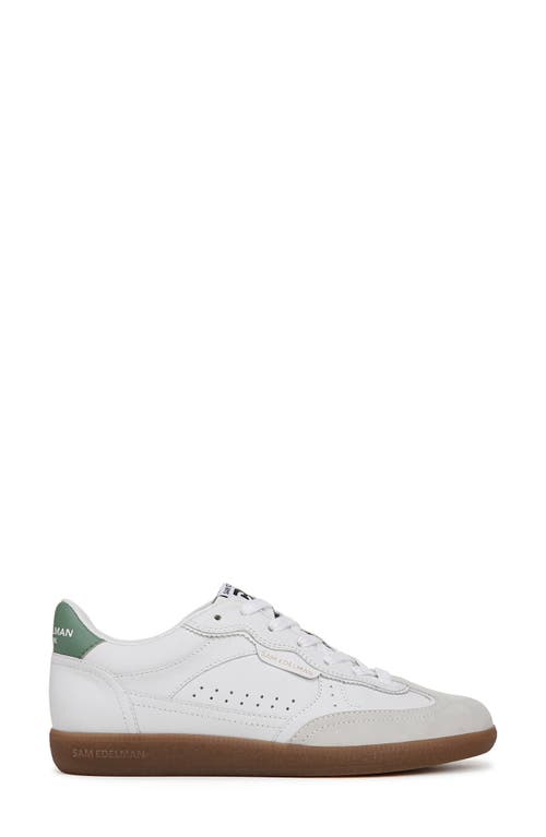Sam Edelman Kallen Sneaker In White/green Garden
