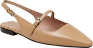 Linea Paolo Celeste Slingback Pointed Toe Flat